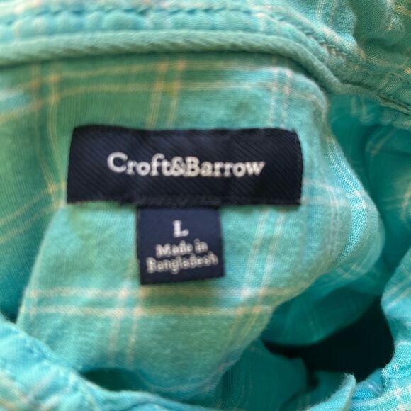 Croft and barrow long sleeve button down size large - Picture 2 of 2